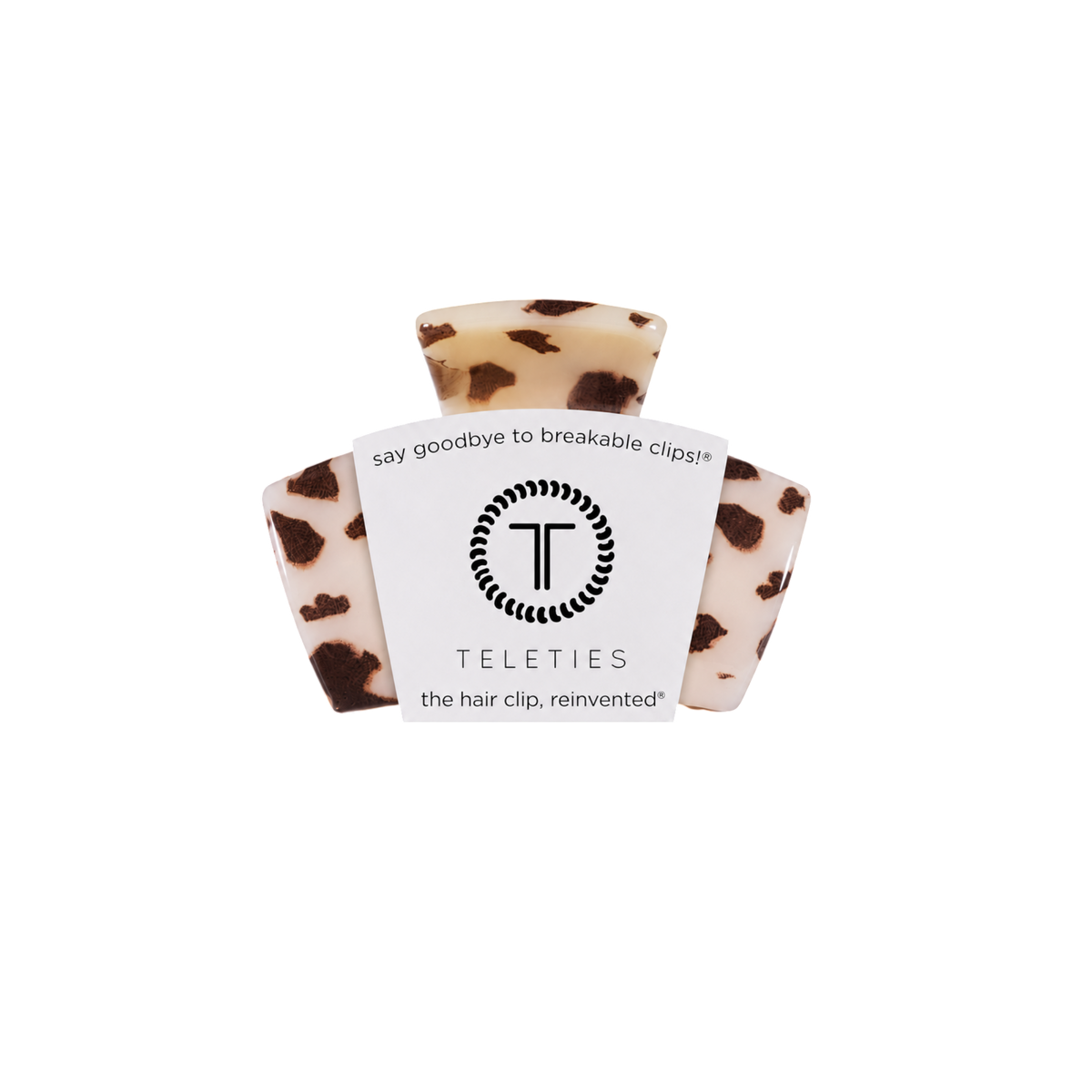 TELETIES - Classic | Blonde Tortoise | Petite Claw Clip