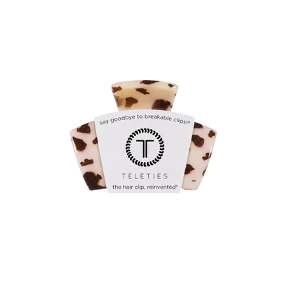 TELETIES - Classic | Blonde Tortoise | Petite Claw Clip