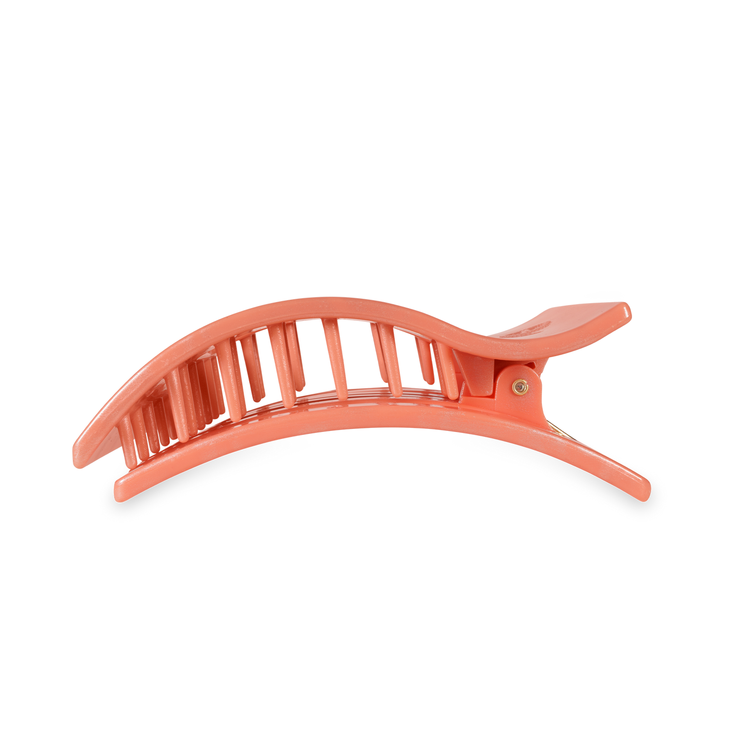 TELETIES - Flat Rectangle Hair Clip | Large | Dreamsicle