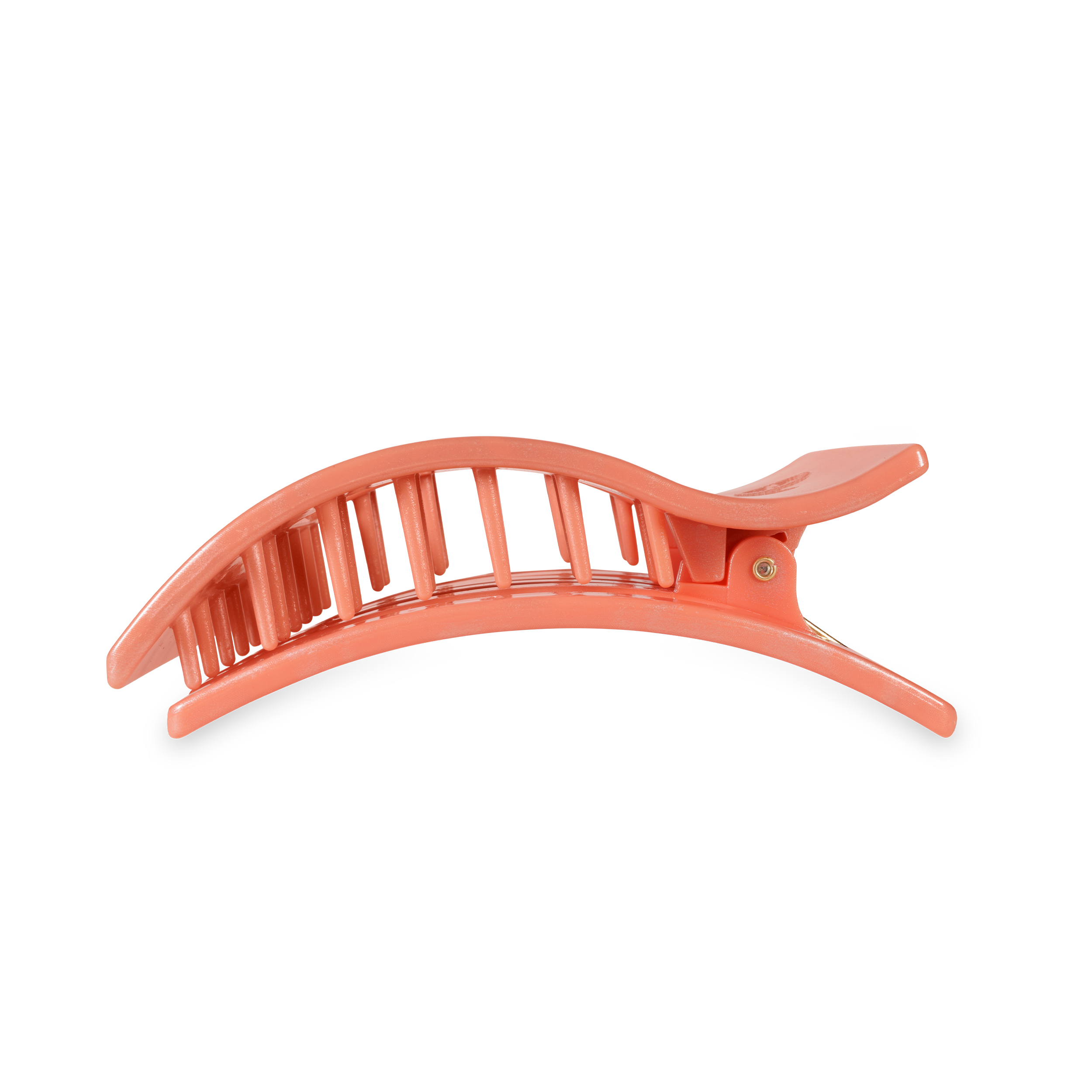 TELETIES - Flat Rectangle Hair Clip | Large | Dreamsicle