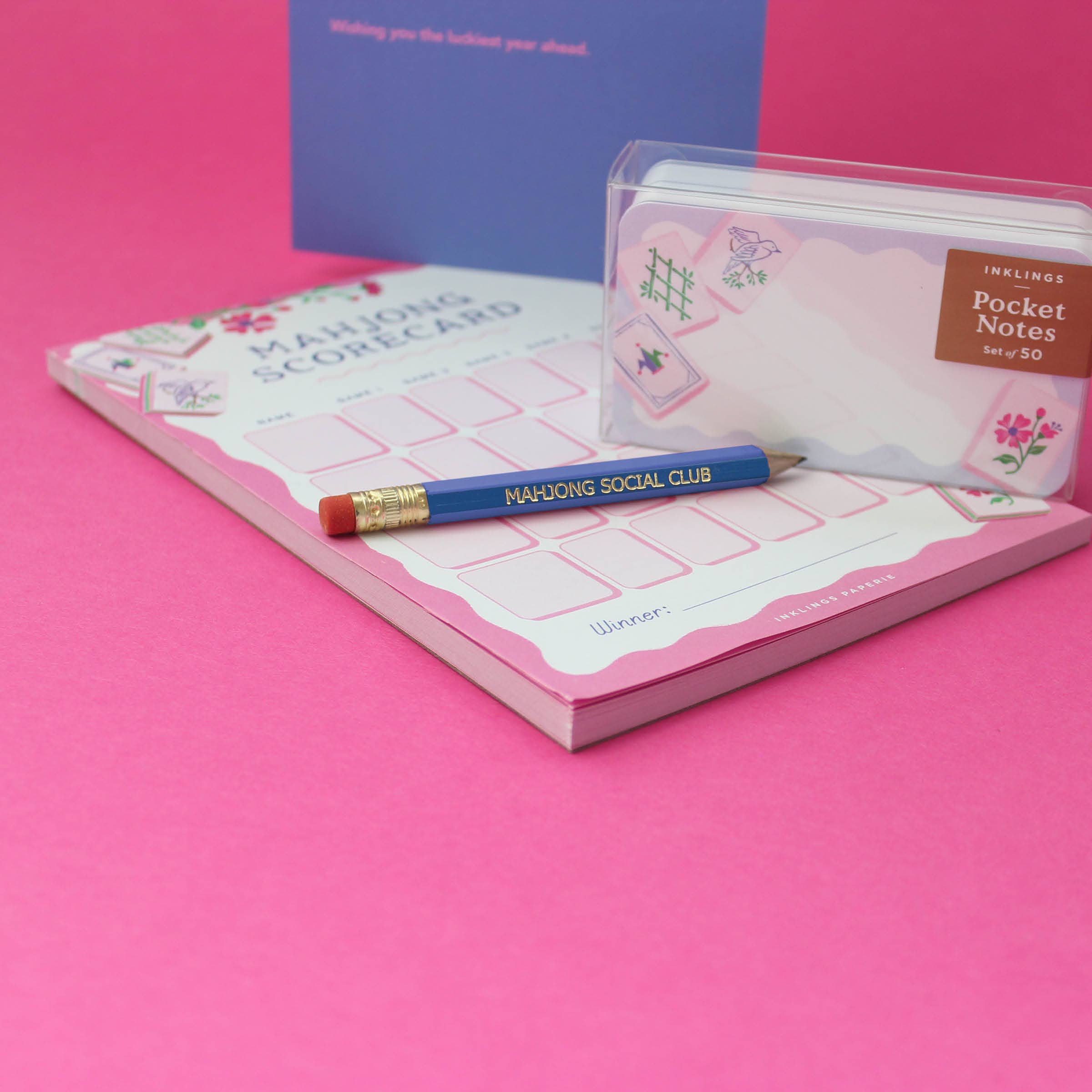 Mahjong Scorecard Notepad