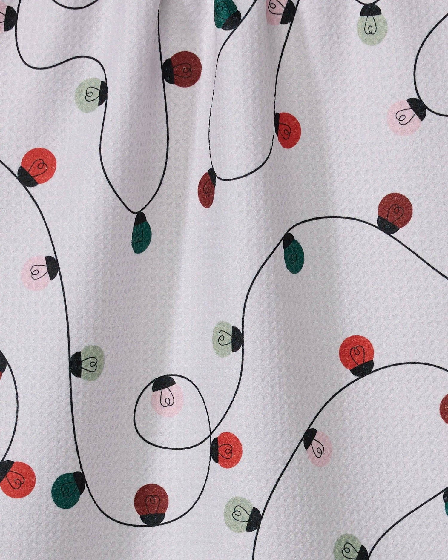 Geometry - Holiday Lights Tea Towel