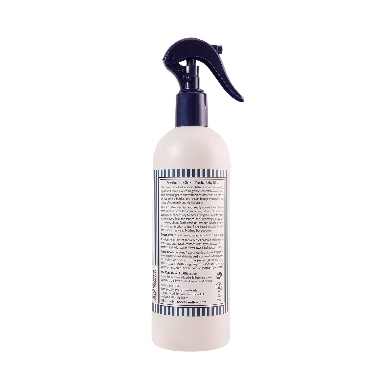 Noodle &amp; Boo, Inc. - Ultra-Fresh Linen Mist, Crème Douce, 16 oz