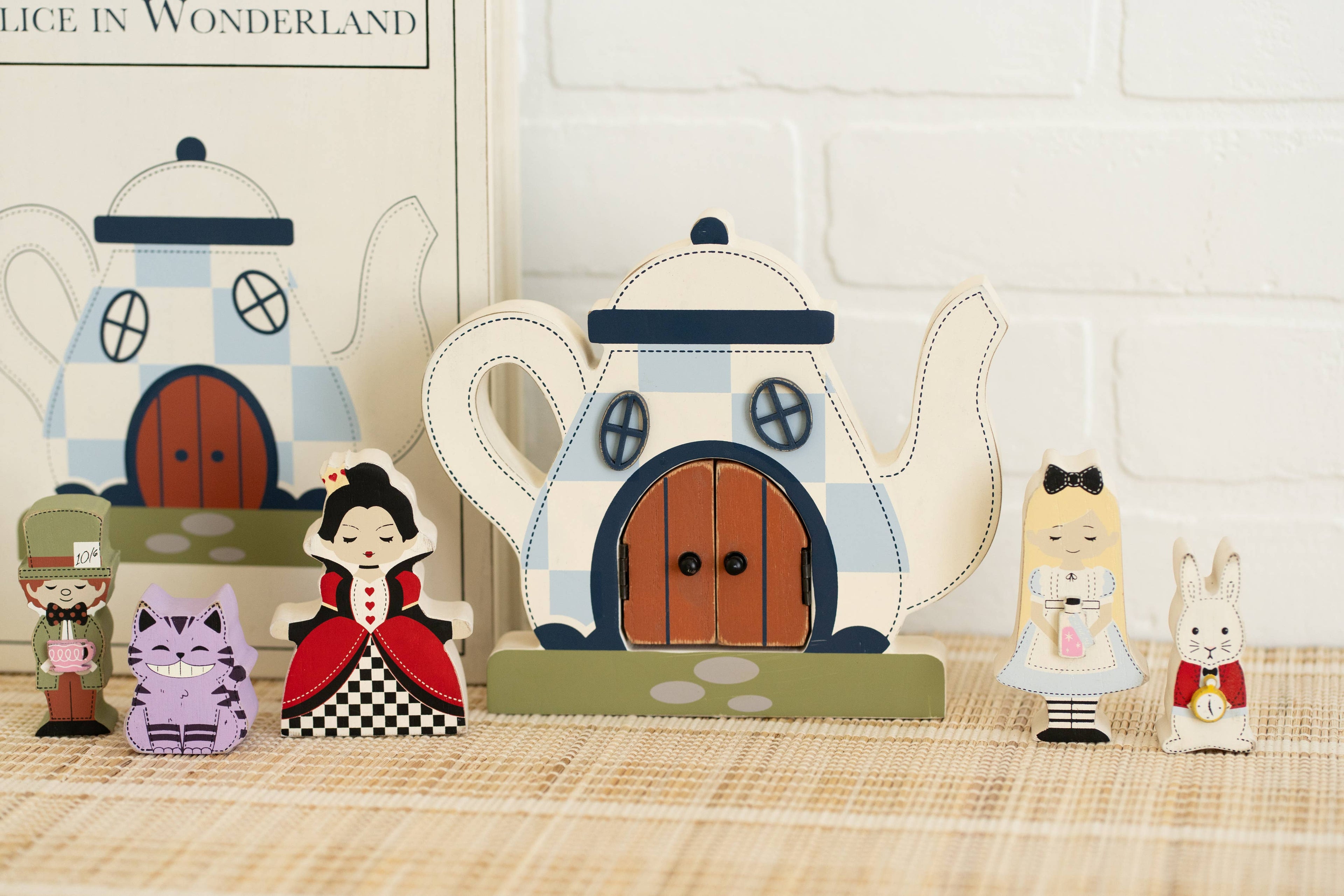 Adams &amp; Co. Woodland Storybook Gift Set Alice Wonderland