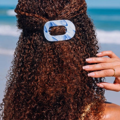 TELETIES - Tide &amp; True | Small | Flat Round Hair Clip