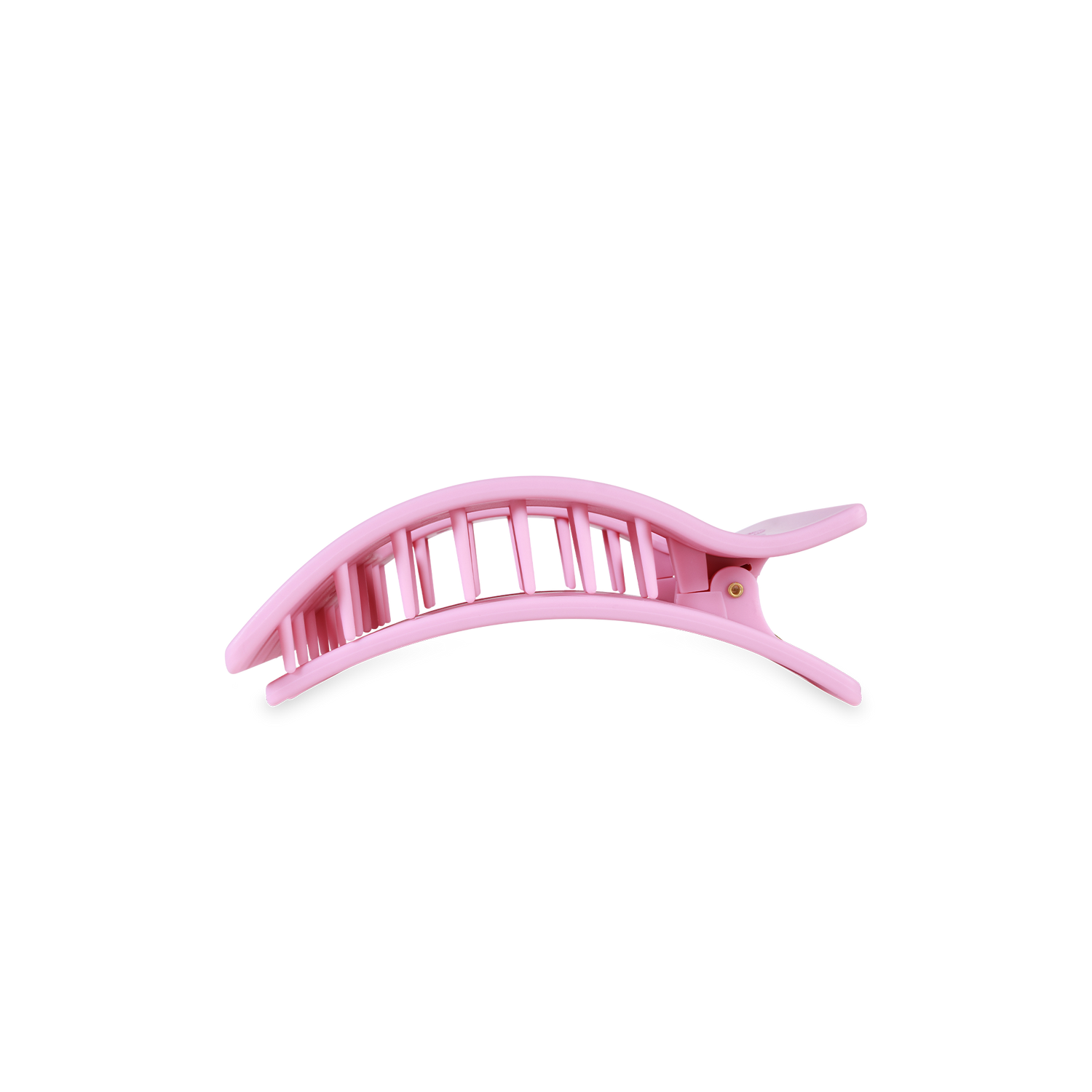 TELETIES - Flat Rectangle Hair Clip | Small | Merry Pinkmas