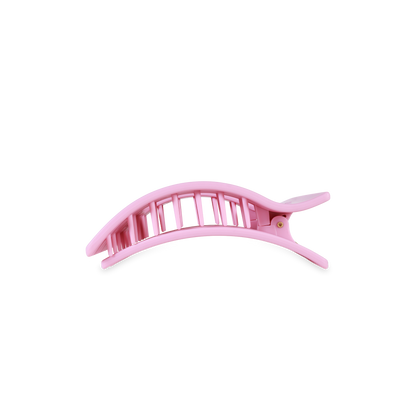 TELETIES - Flat Rectangle Hair Clip | Small | Merry Pinkmas