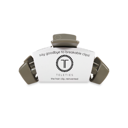 TELETIES - Classic Hair Clip | Small | Sage It Ain&