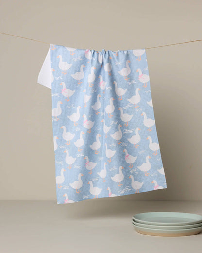 Geometry - Duck Trail Tea Towel