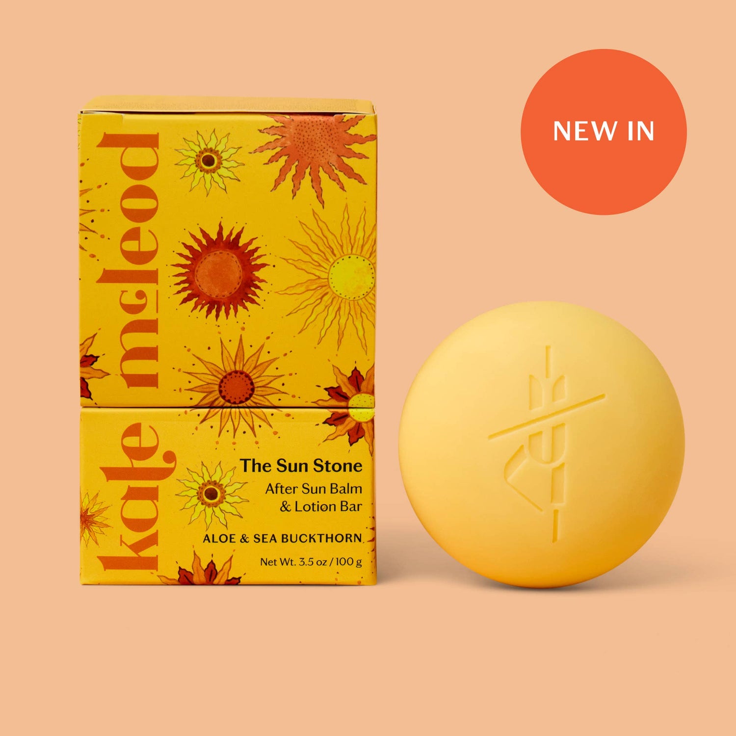 Kate McLeod - The Sun Stone | After Sun Balm &amp; Lotion Bar