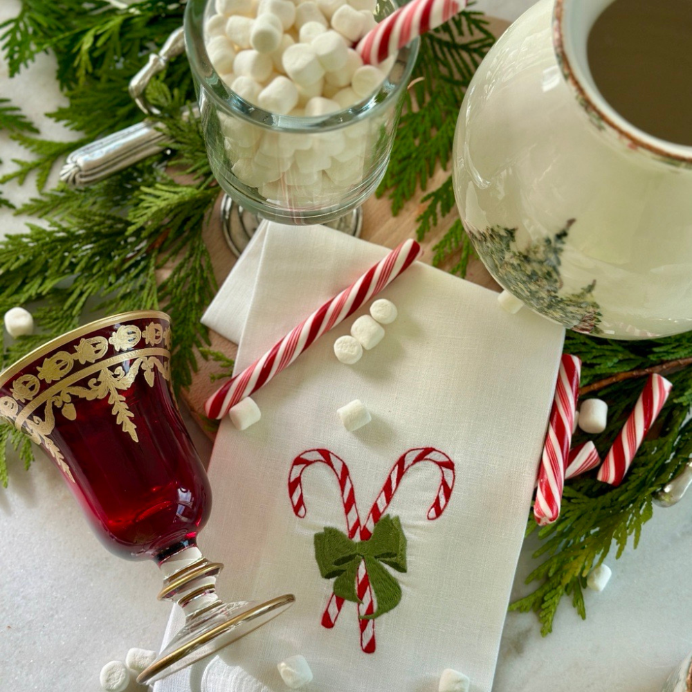 Candy Cane Lane Towel