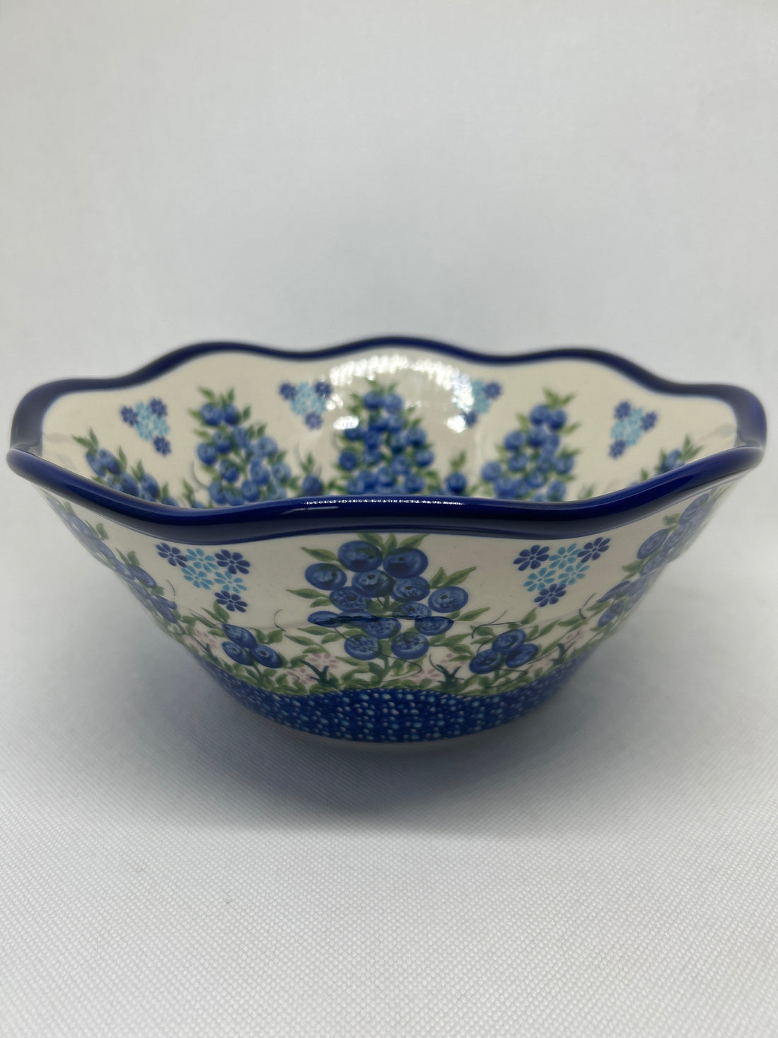 KALICH Blueberry Wavy Bowl 9.5&quot;