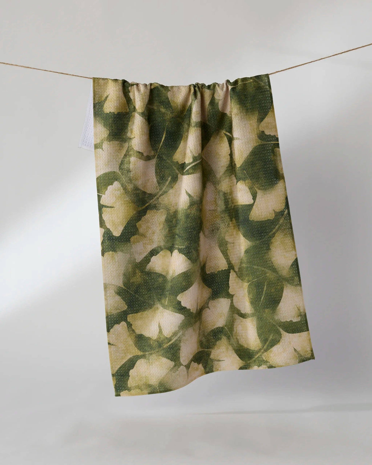 Geometry - Gilded Ginkgo Tea Towel