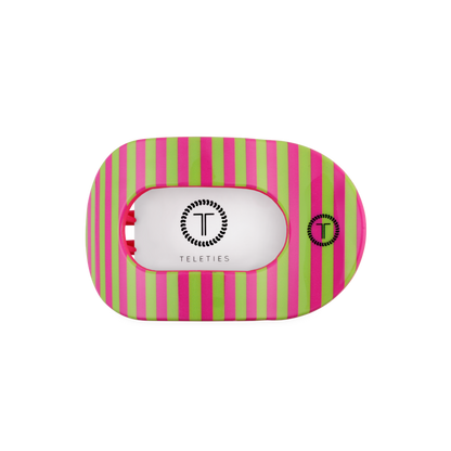 TELETIES - Summer Crush | Medium | Flat Round Hair Clip
