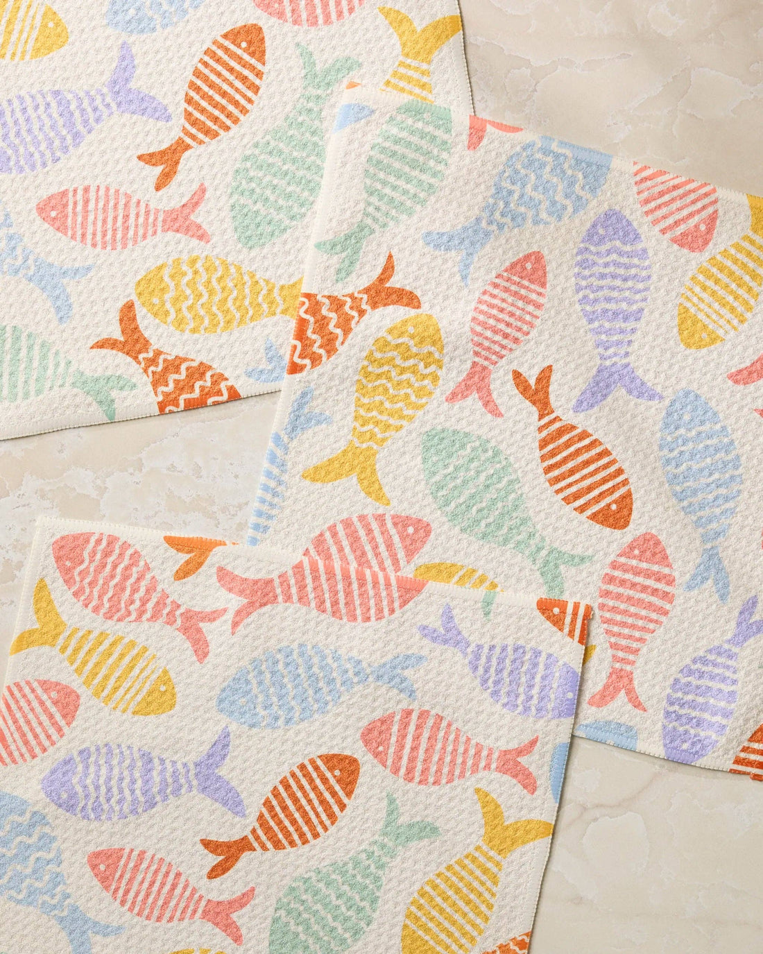 Geometry - Fish Flip Dishcloth Set