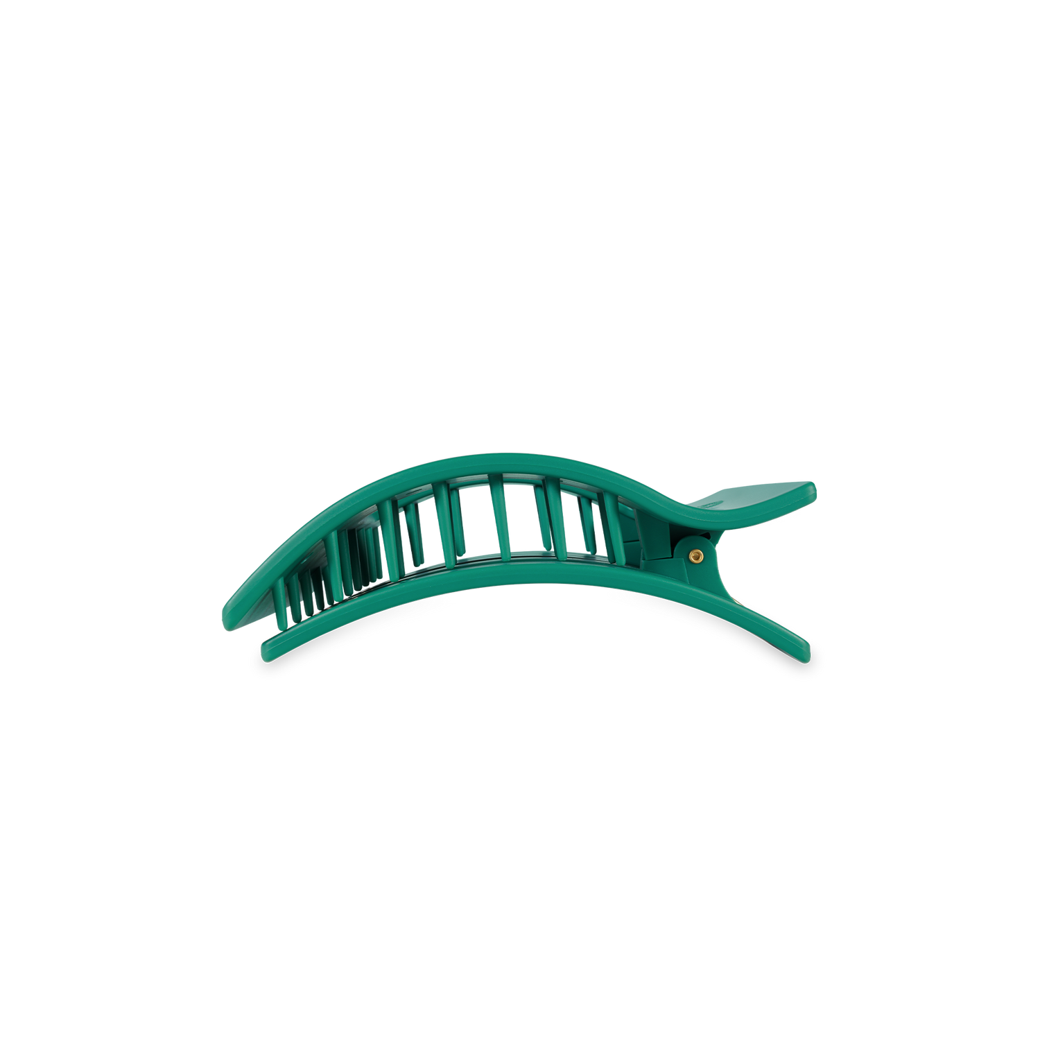 TELETIES - Flat Rectangle Hair Clip | Small | Fir Real