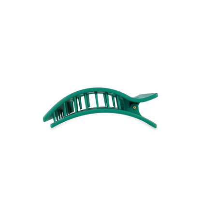 TELETIES - Flat Rectangle Hair Clip | Small | Fir Real