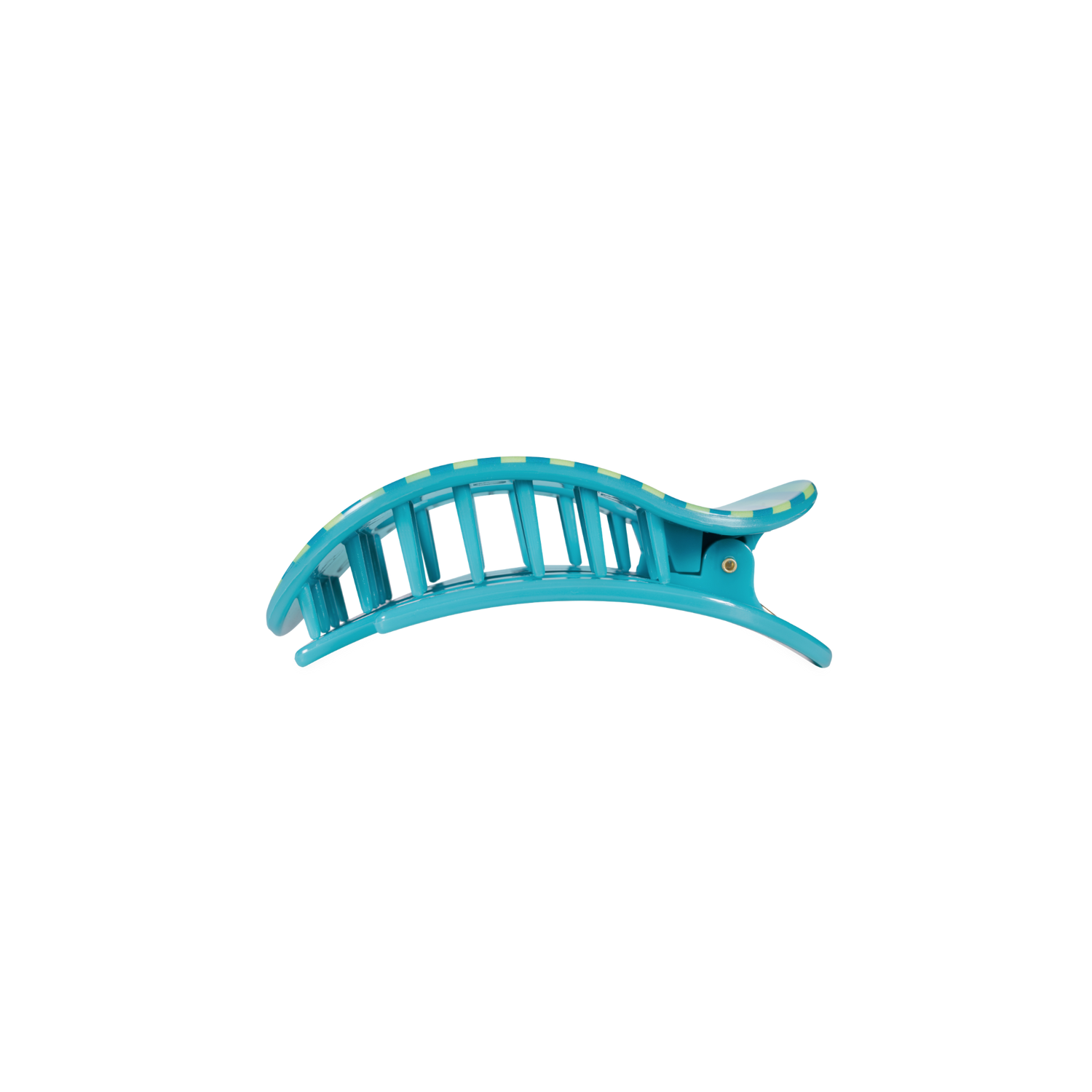 TELETIES - Cabana Cutie | Small | Flat Round Hair Clip