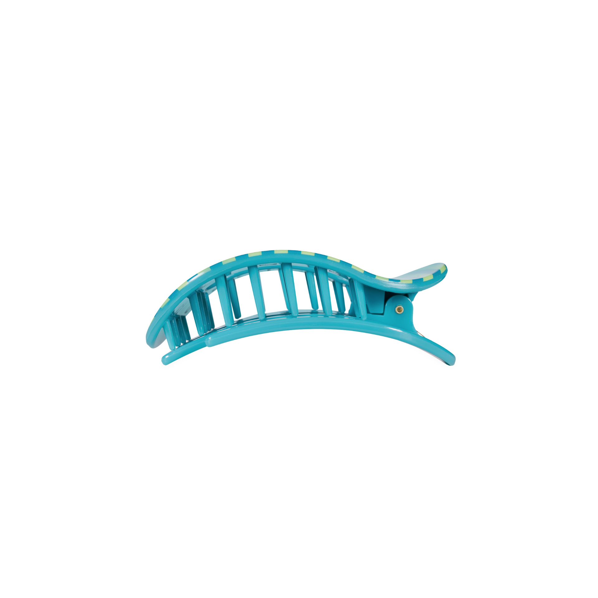 TELETIES - Cabana Cutie | Small | Flat Round Hair Clip