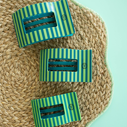 TELETIES - Cabana Cutie | Medium | Flat Rectangle Hair Clip