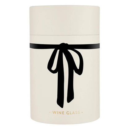 Santa Barbara Design Studio by Creative Brands - Stemless Wine Glass - Black Bow