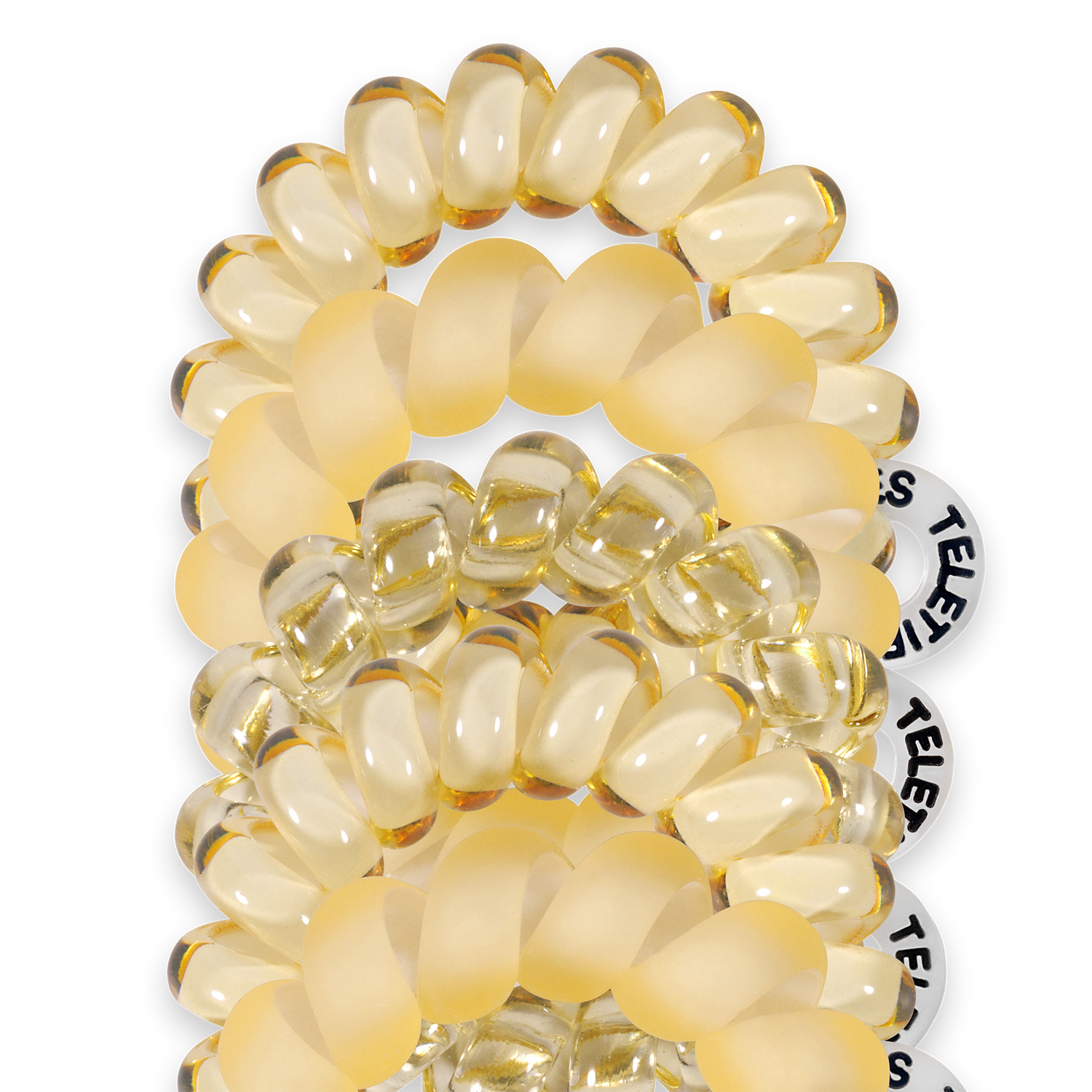 Spiral Hair Coils | Tiny | Butter Yellow Hair Ties