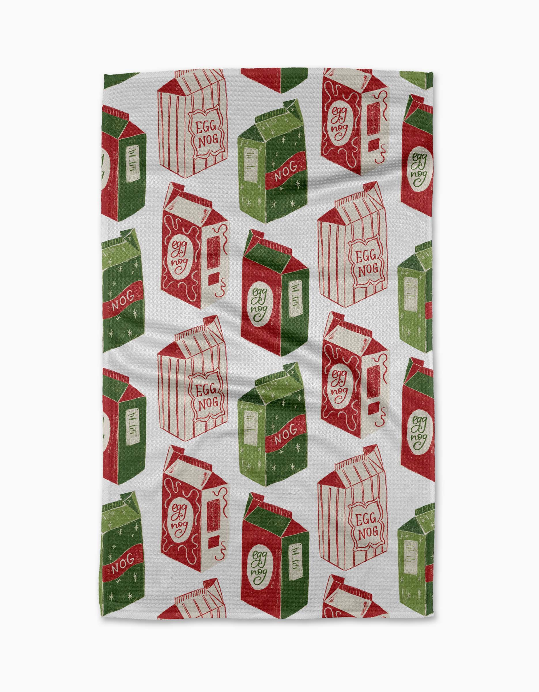 Geometry - Christmas Eggnog Tea Towel