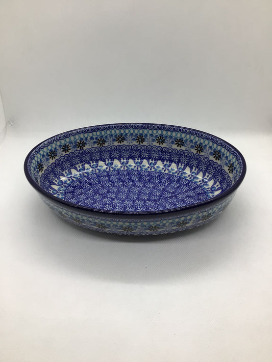 Blue Yonder Oval Baker 9.5"