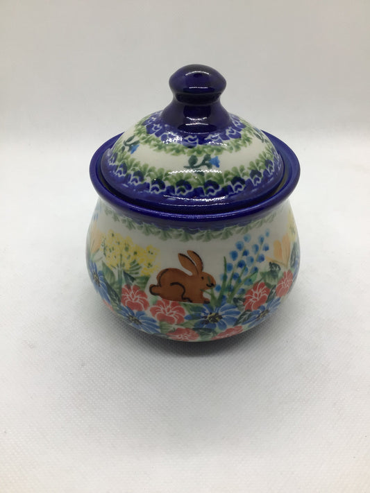 KALICH Bunny Bouquet Sugar Bowl