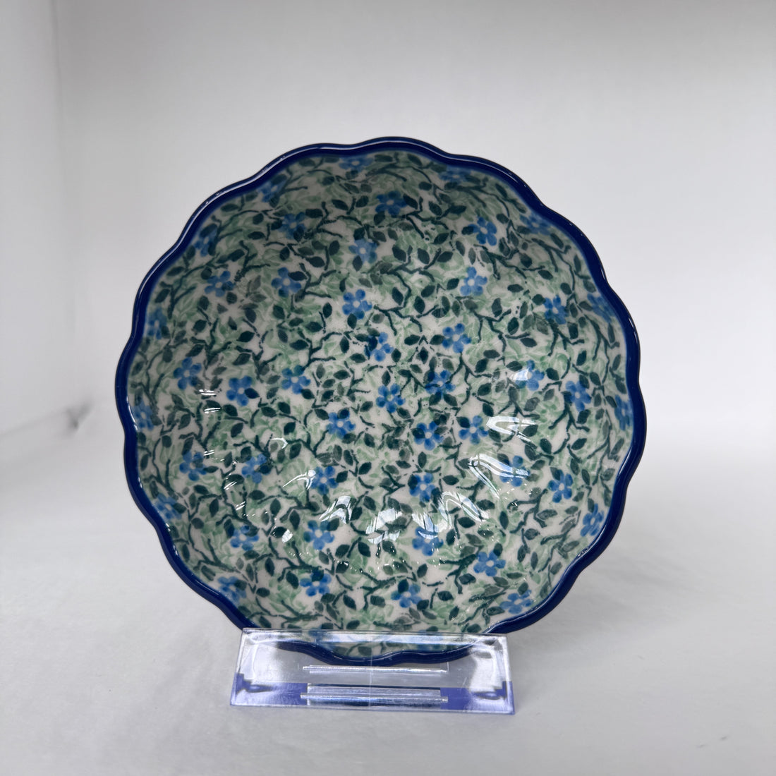 Wandering Vines Scalloped Bowl 4.5"