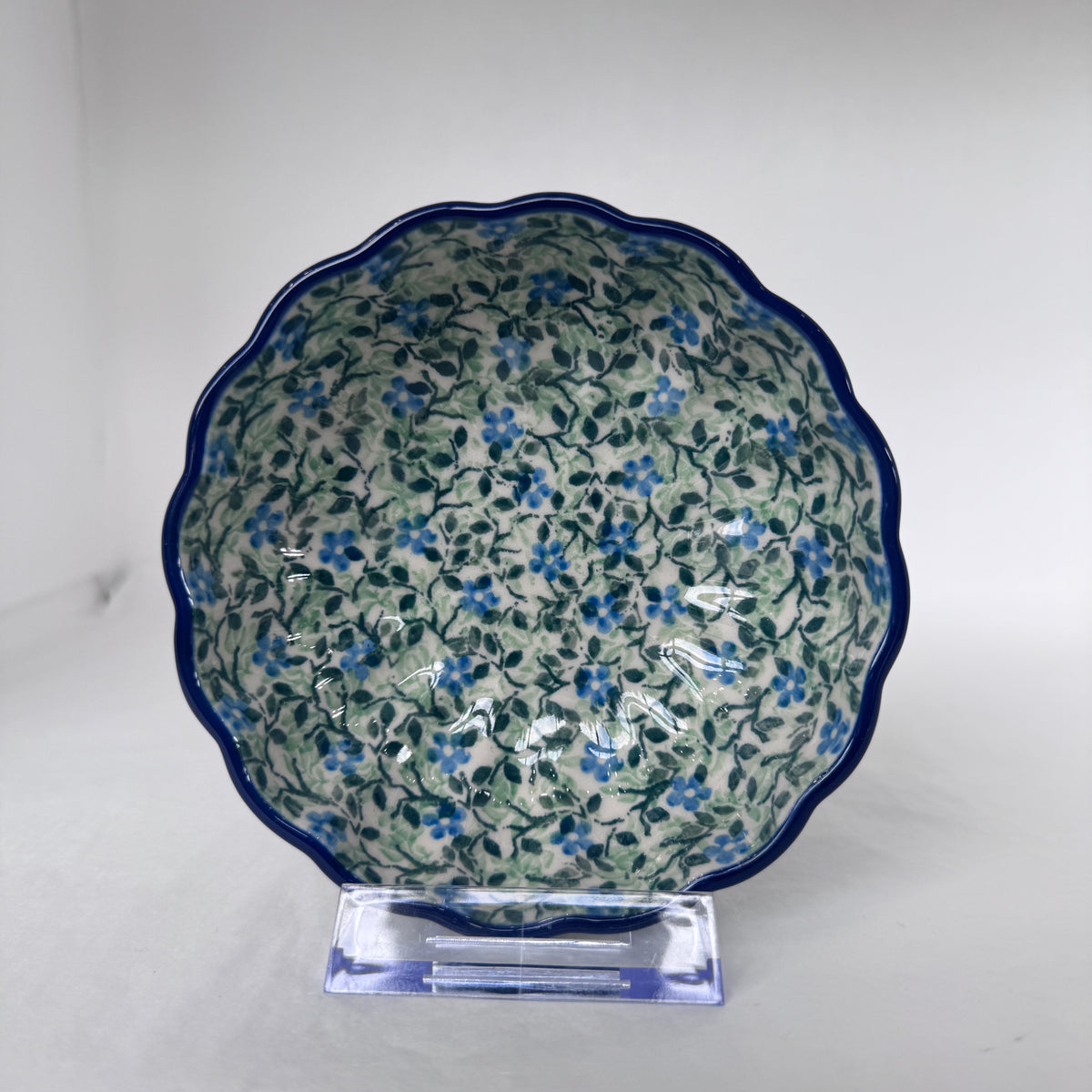 Wandering Vines Scalloped Bowl 4.5"