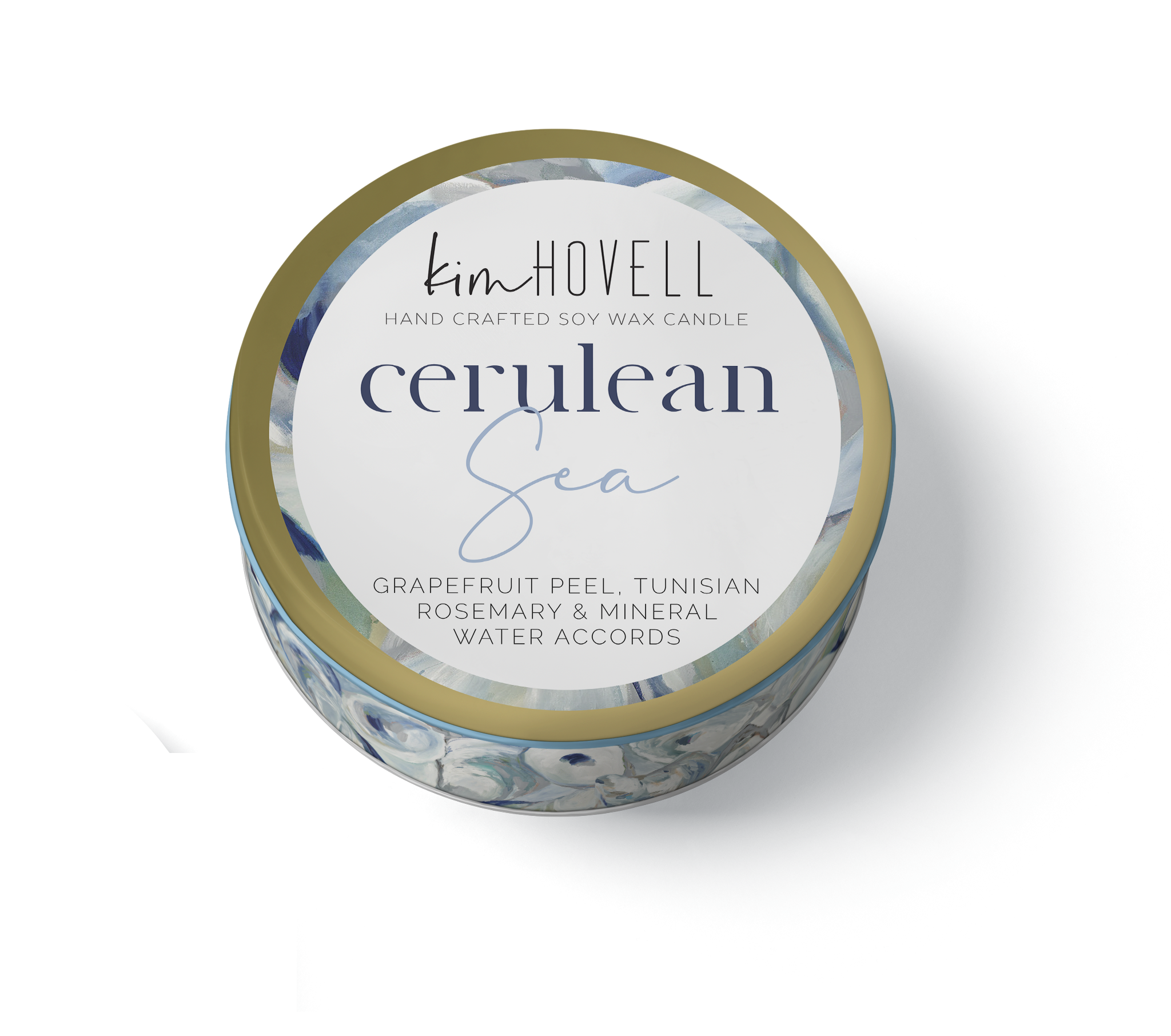 Cerulean Sea Candle Tin
