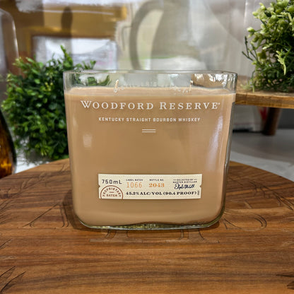 Bourbon Bottle Candle
