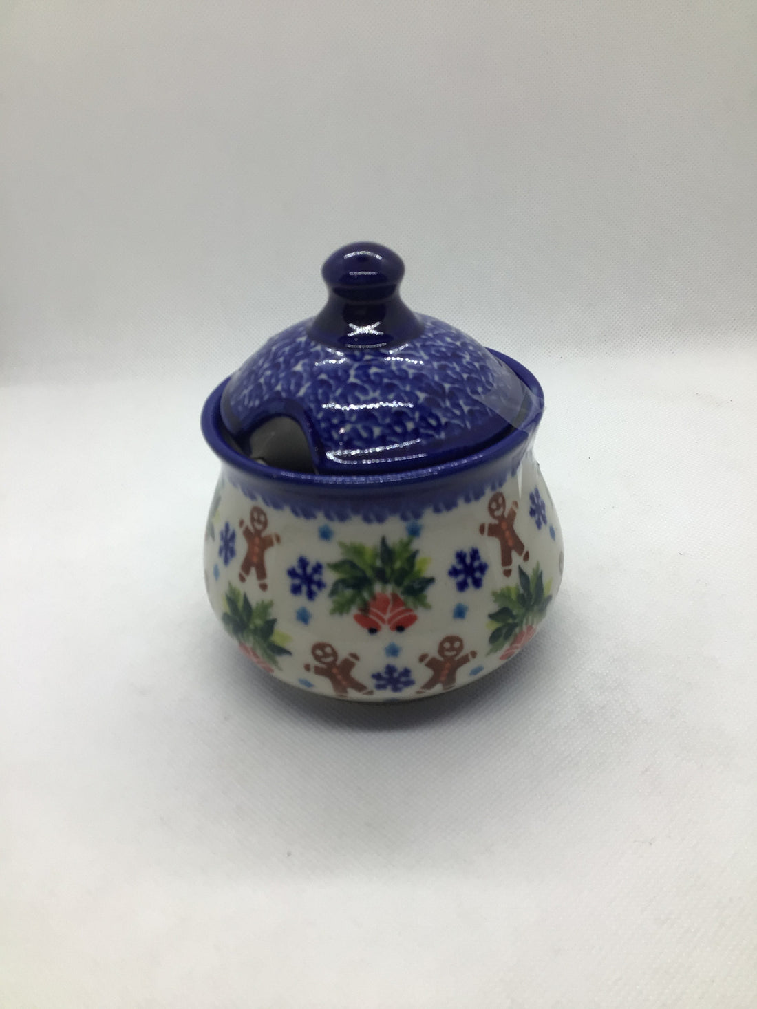 KALICH Gingerbread  & Bells Sugar Bowl