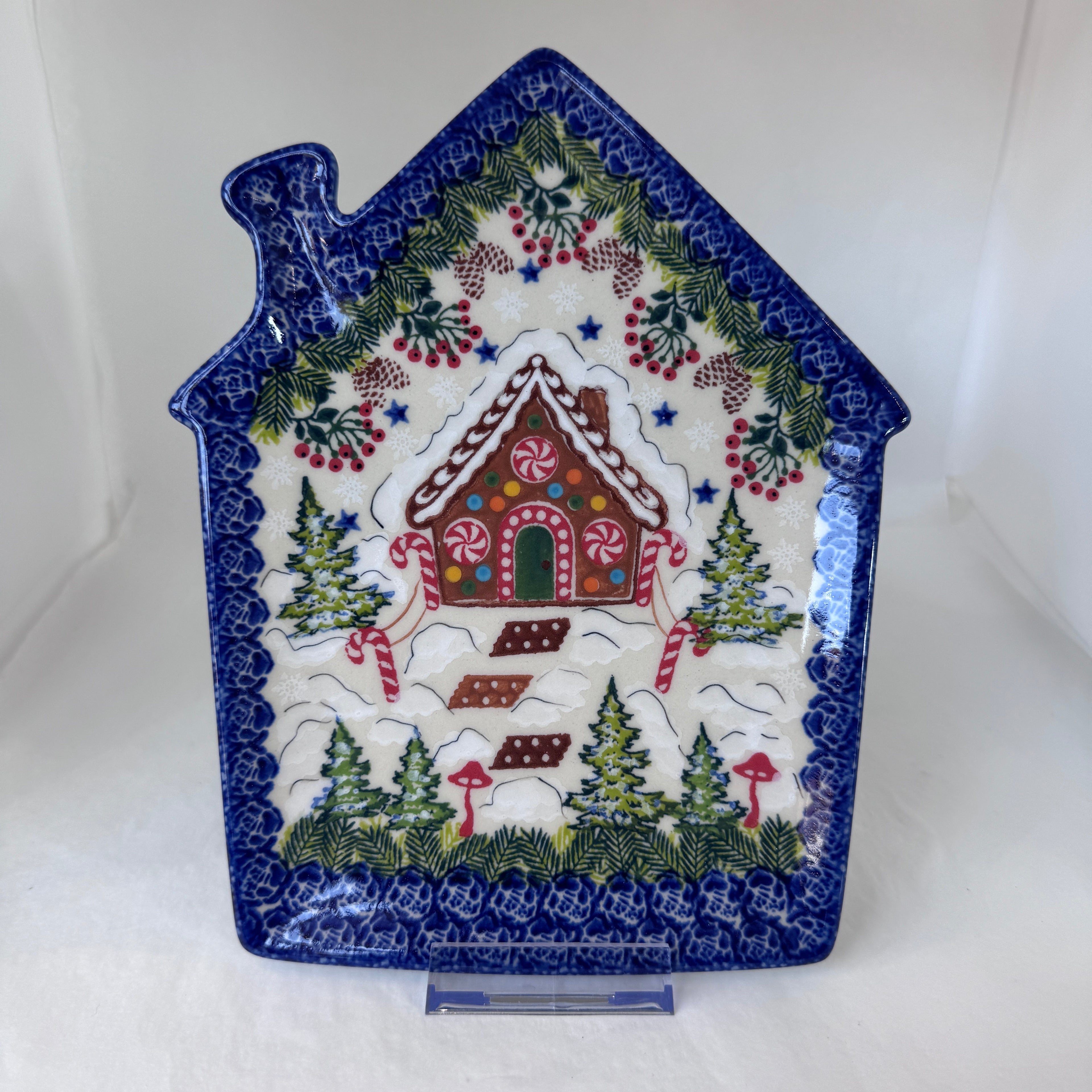 KALICH Gingerbread House House Plate