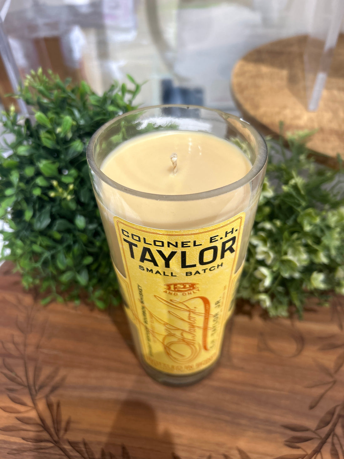 Bourbon Bottle Candle