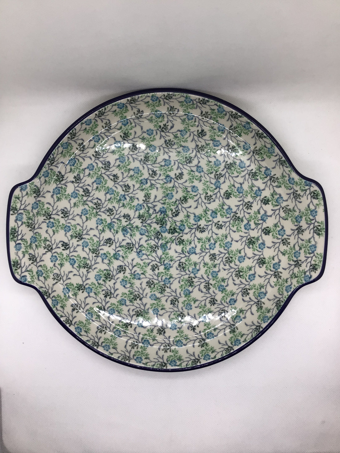 Summer Ivy Round Platter 12"