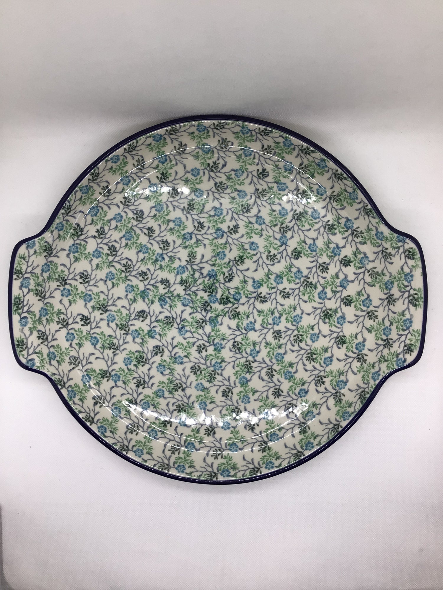 Summer Ivy Round Platter 12&quot;