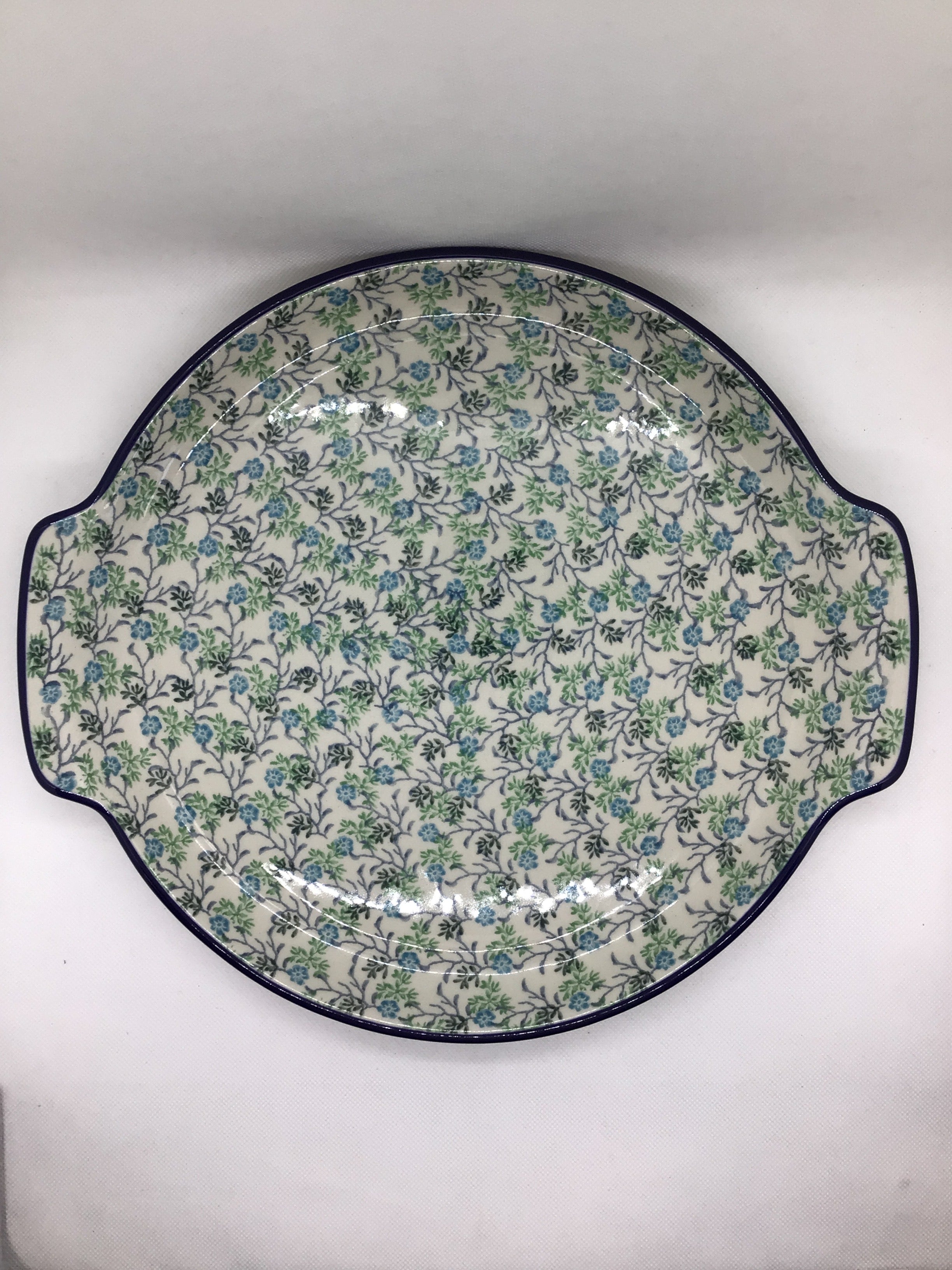 Summer Ivy Round Platter 12&quot;