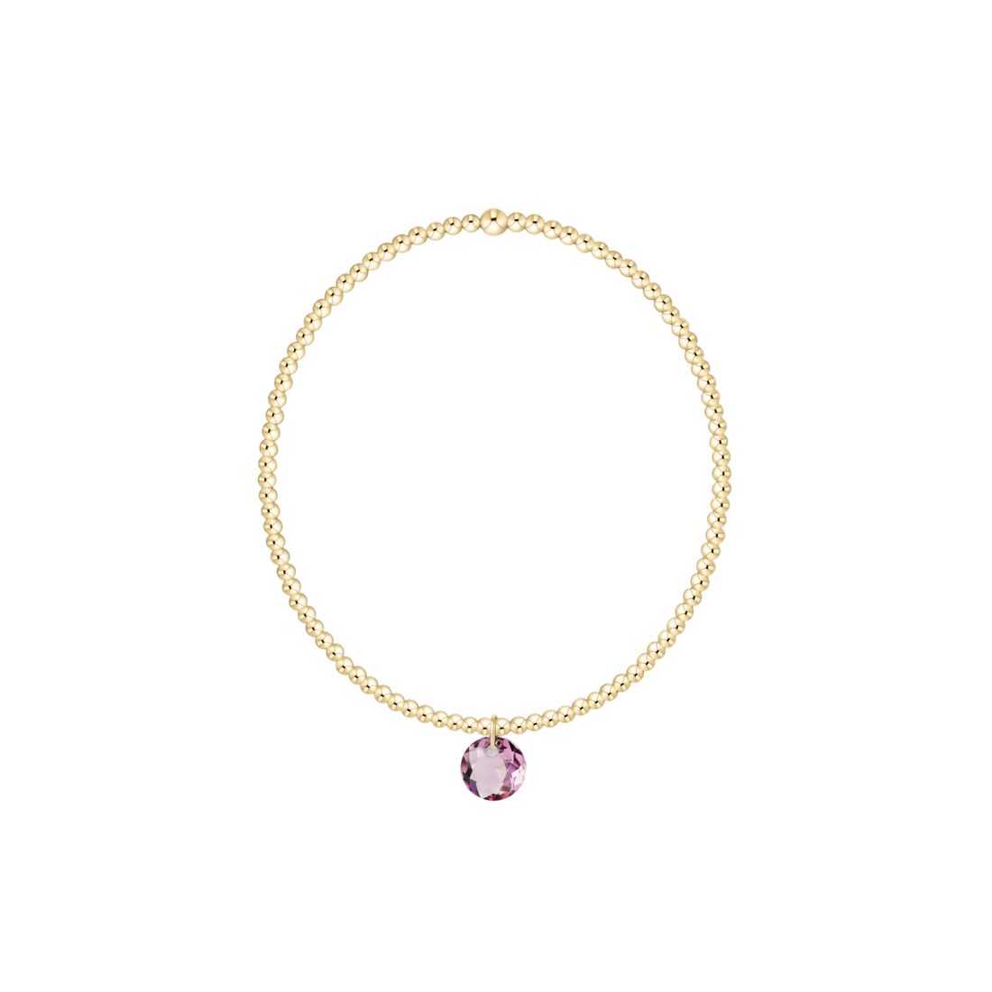 Classic Gold Reflection Charm Collection- Feb