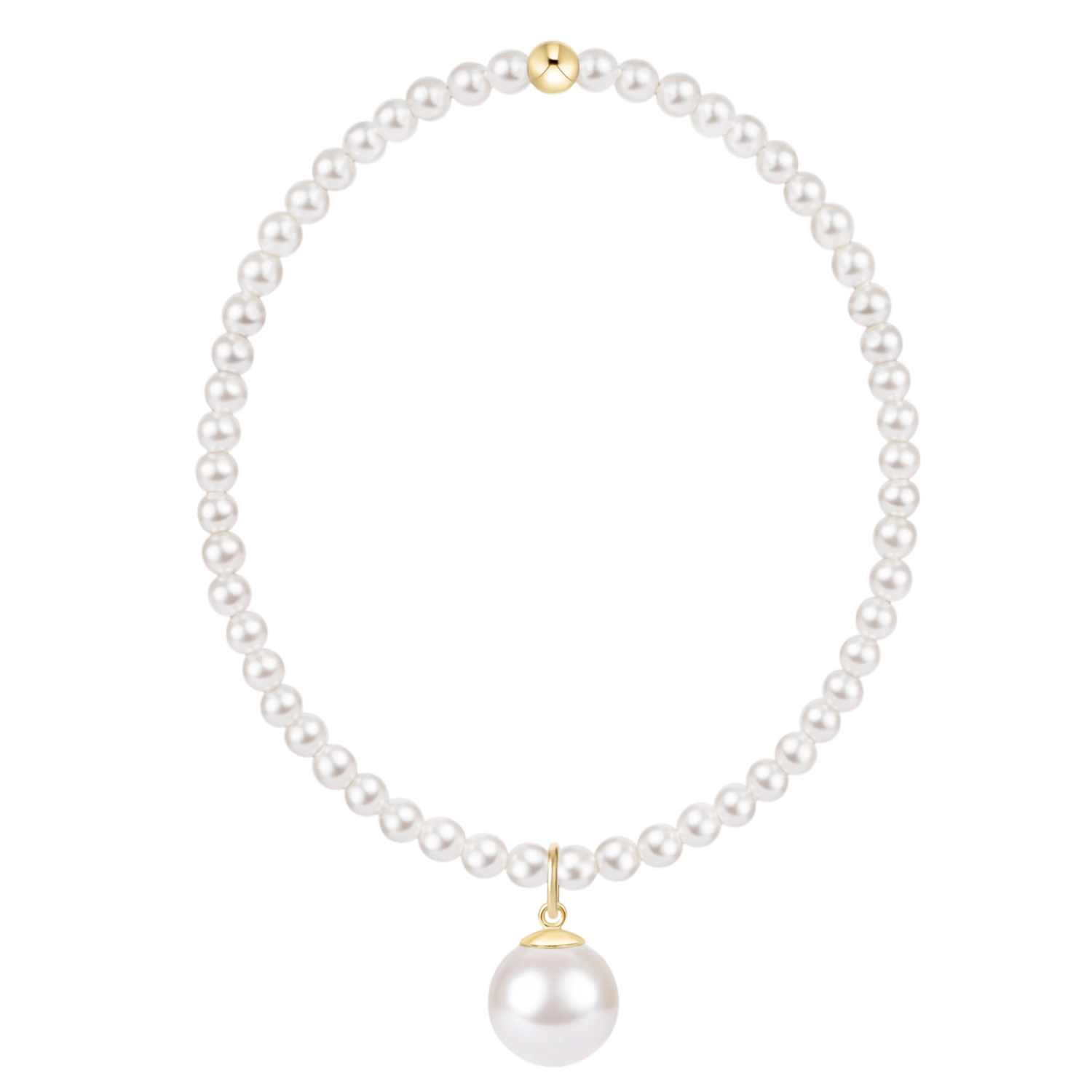 Pearl with Pearl Bead Charm