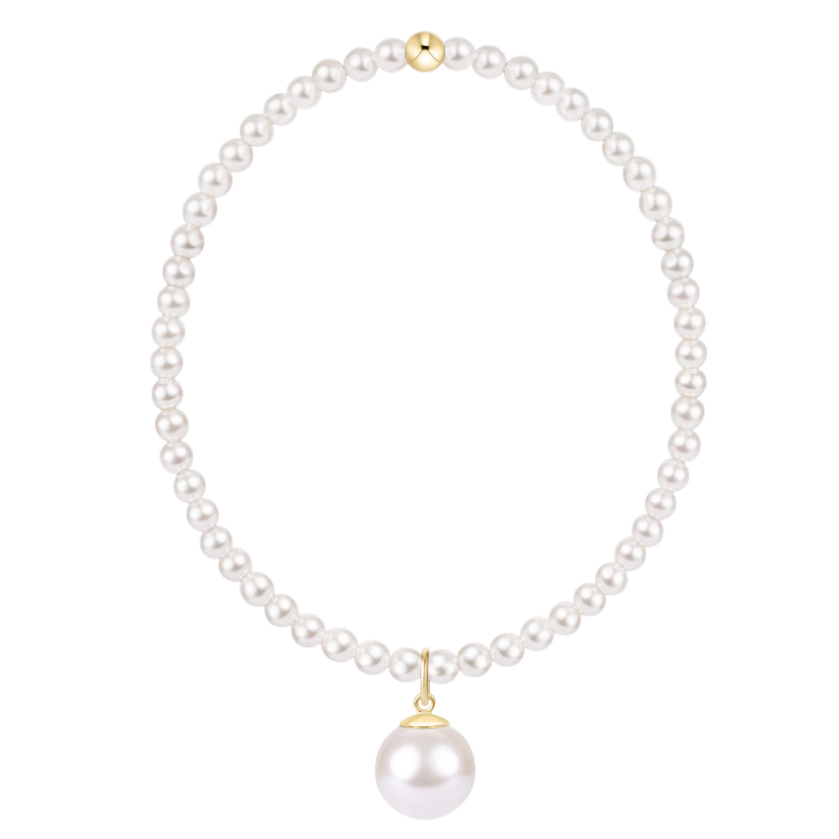 Pearl with Pearl Bead Charm