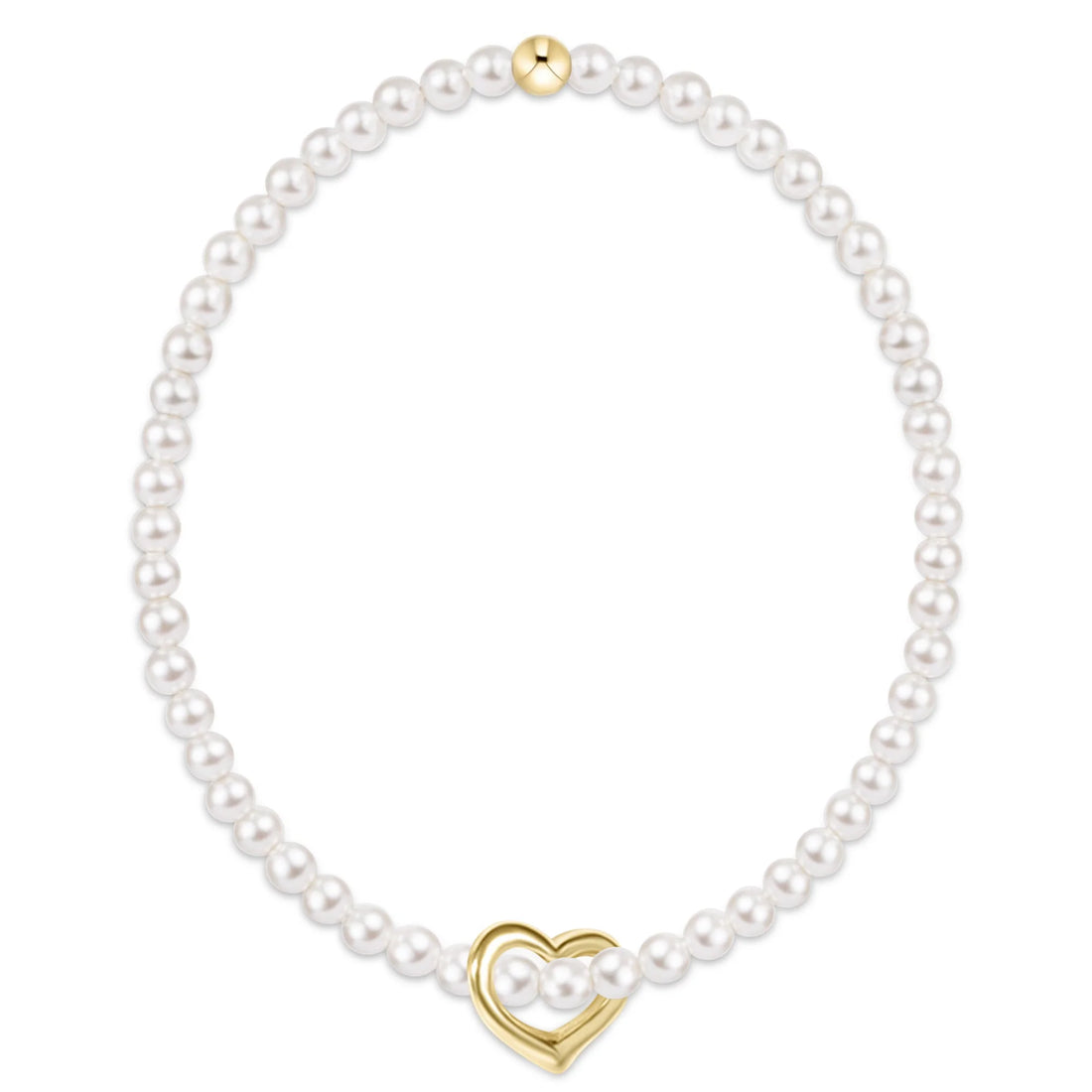 egirl Pearl 3mm - Love Gold Charm