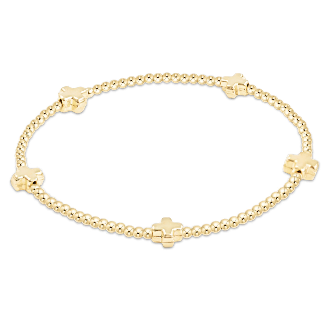 egirl Gold Signature Cross Pattern