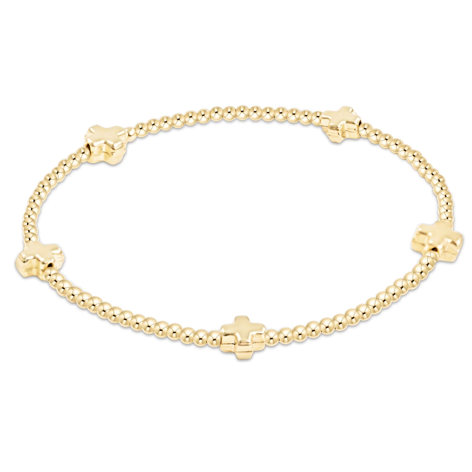 egirl Gold Signature Cross Pattern