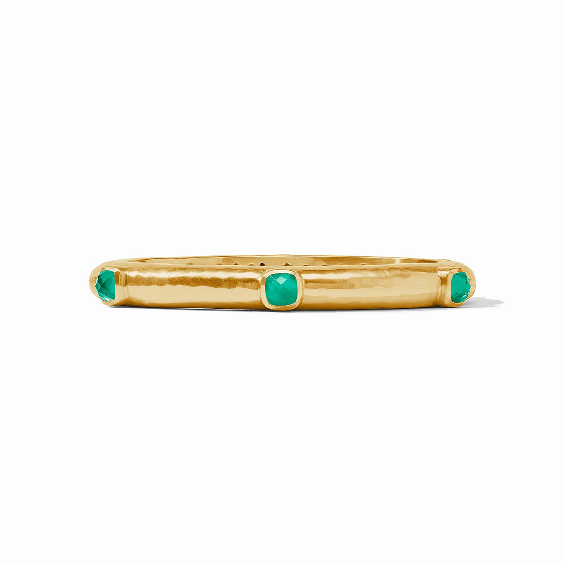 Catalina Hinge Bangle- Emerald