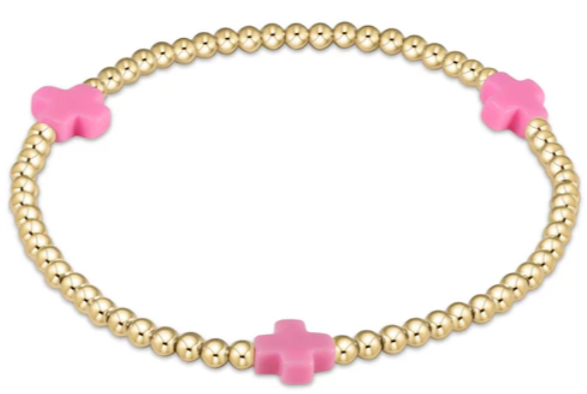 Signature Cross 3mm Bright Pink