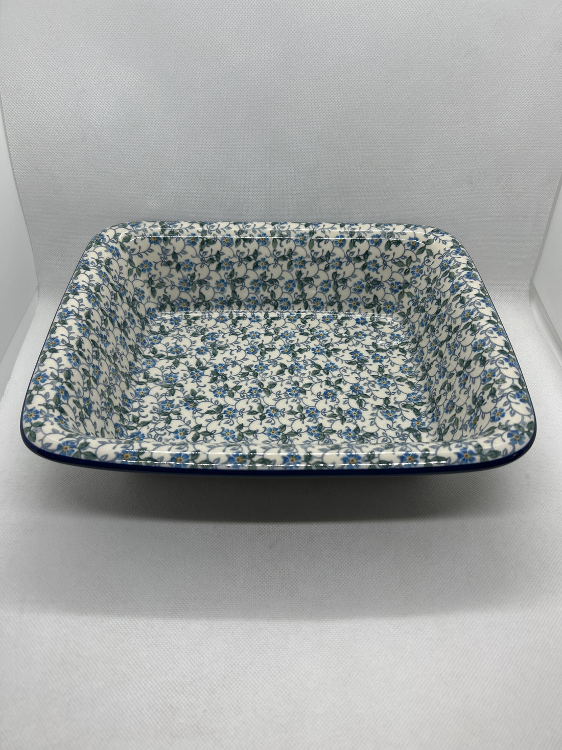 Sapphire Rectangular Baker w/Rim