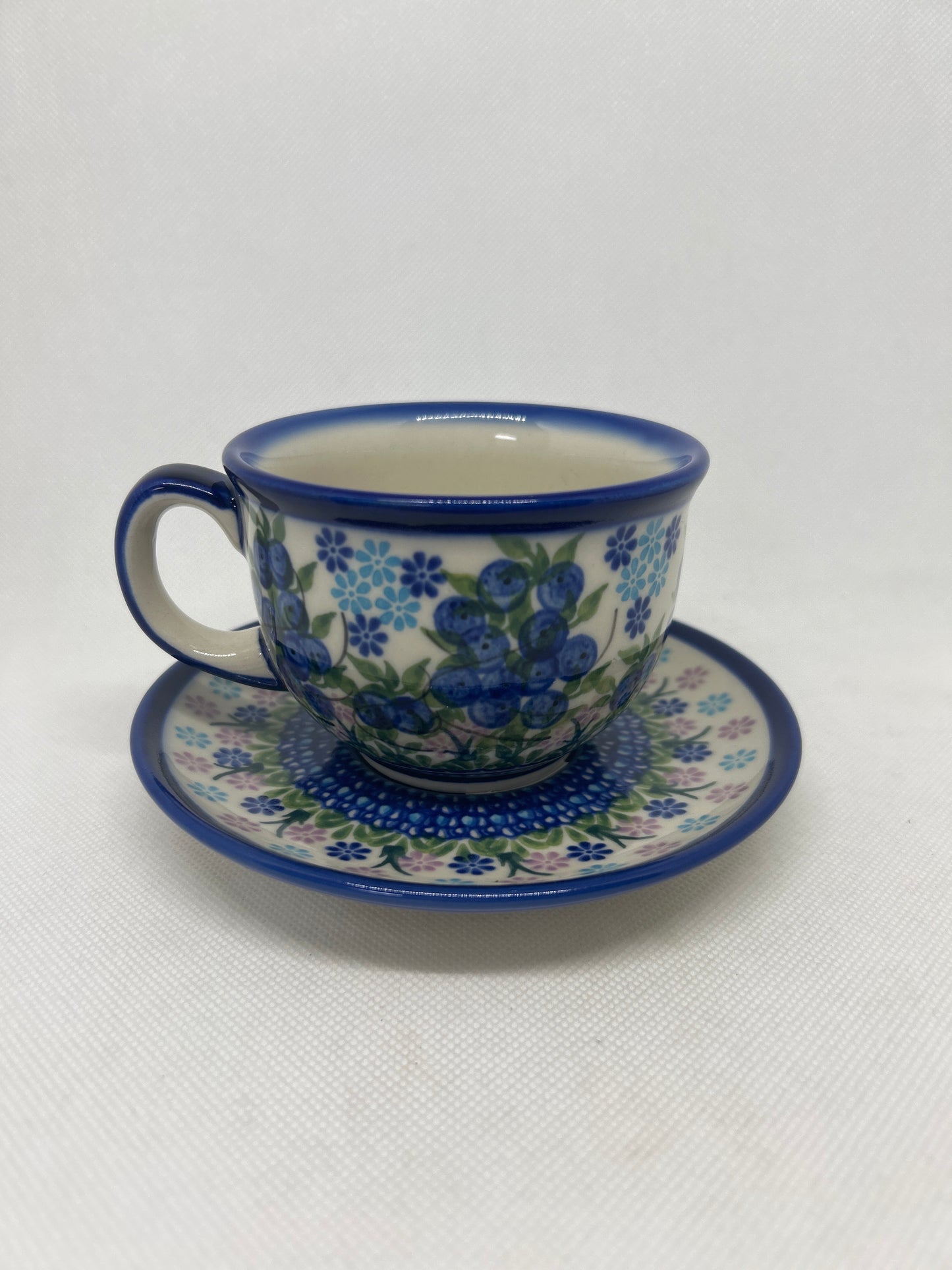 Blueberry Bundle Tea Cup/Saucer