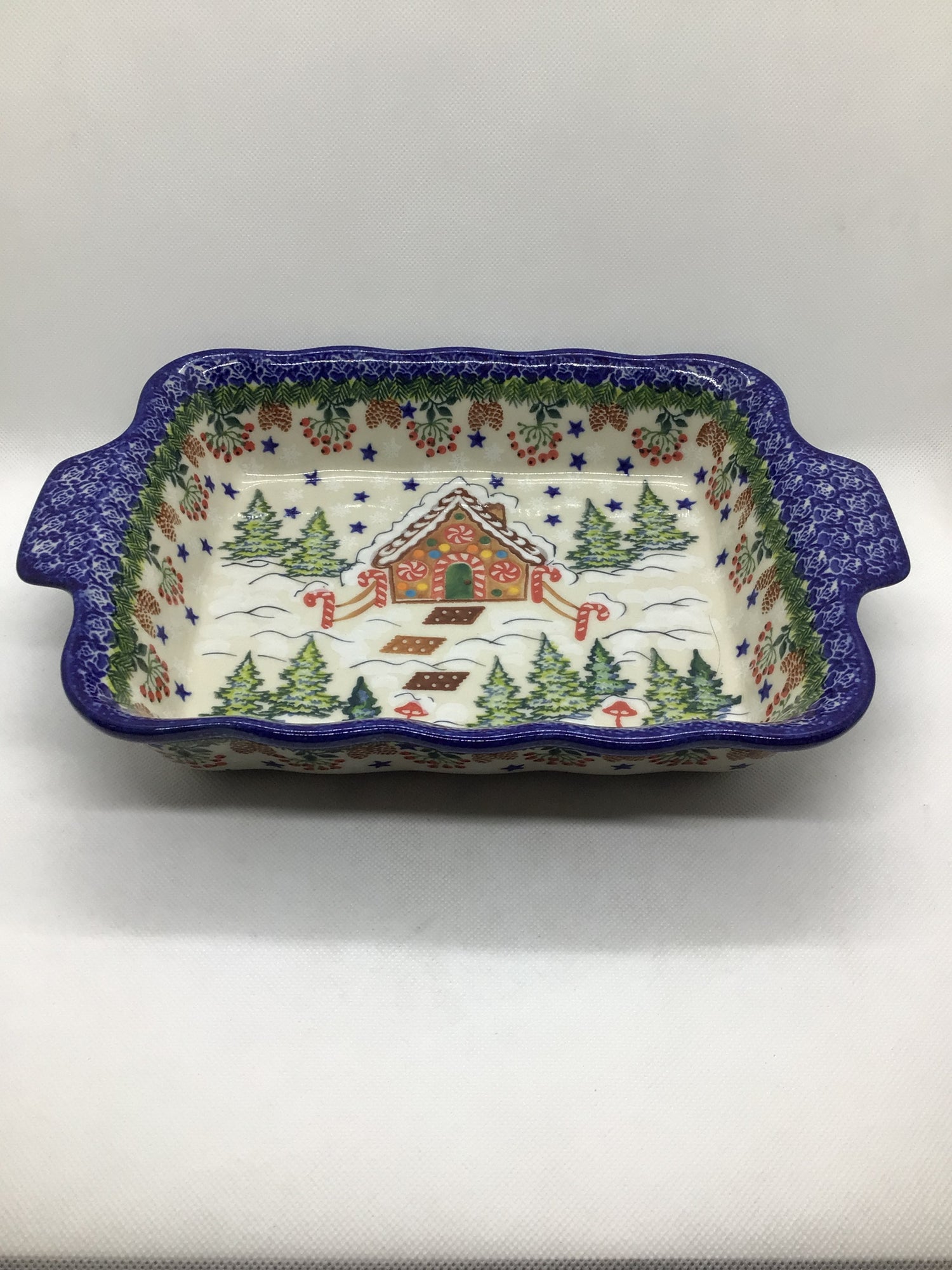 KALICH Gingerbread House Rectangular Baker